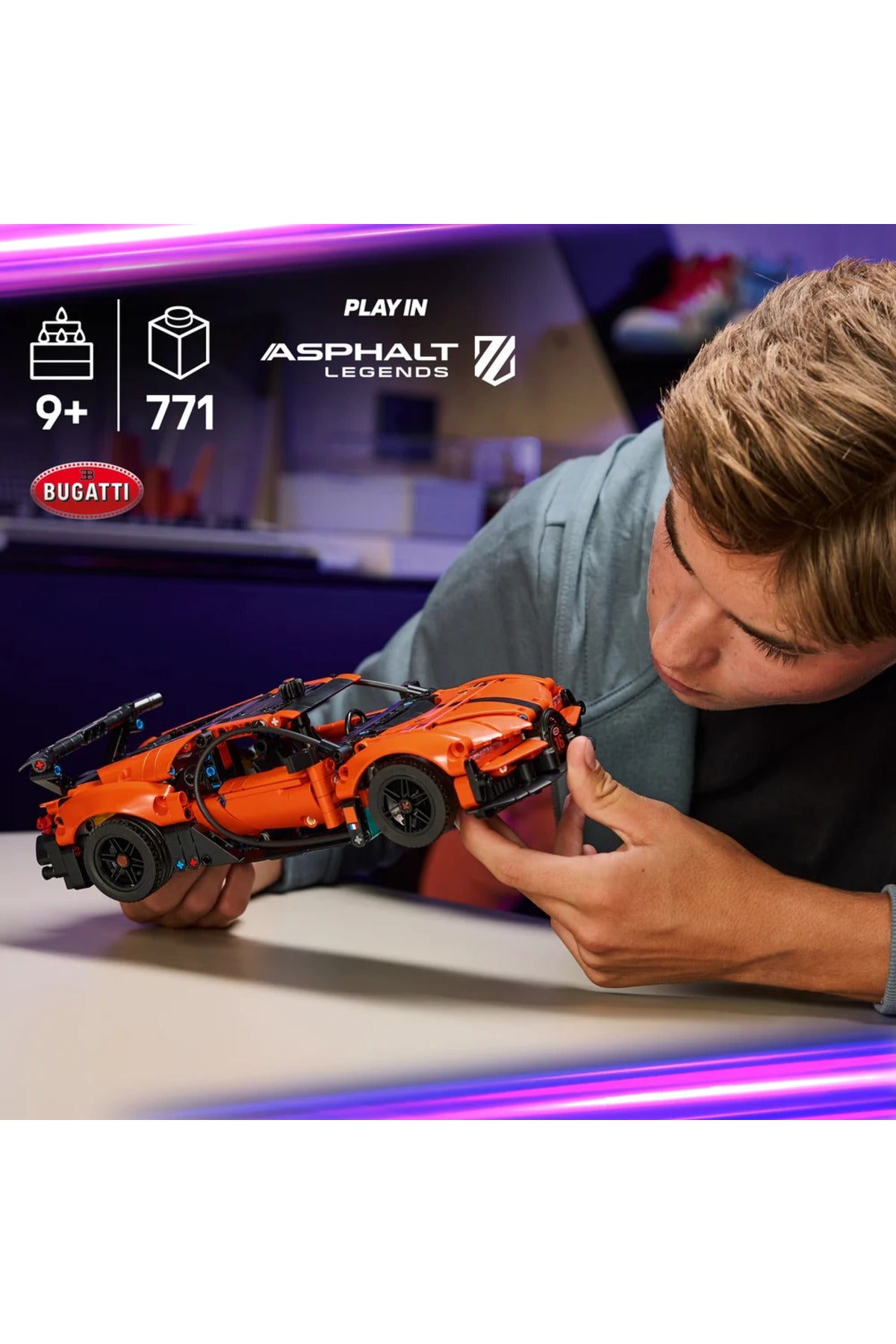 LEGO Technic Bugatti Chiron Pur Sport Hiper Araba 42222
