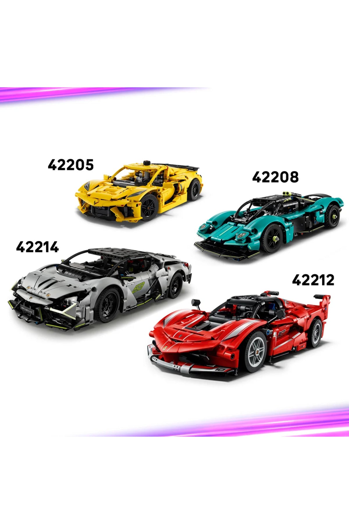 LEGO Technic Bugatti Chiron Pur Sport Hiper Araba 42222