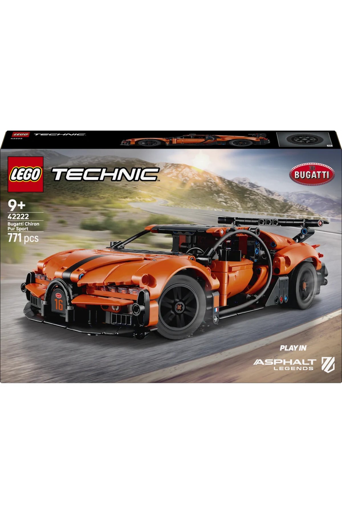 LEGO Technic Bugatti Chiron Pur Sport Hiper Araba 42222