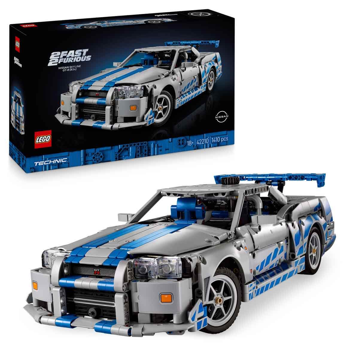 LEGO Technic Daha Hızlı Daha Öfkeli Nissan Skyline GT-R34 42210