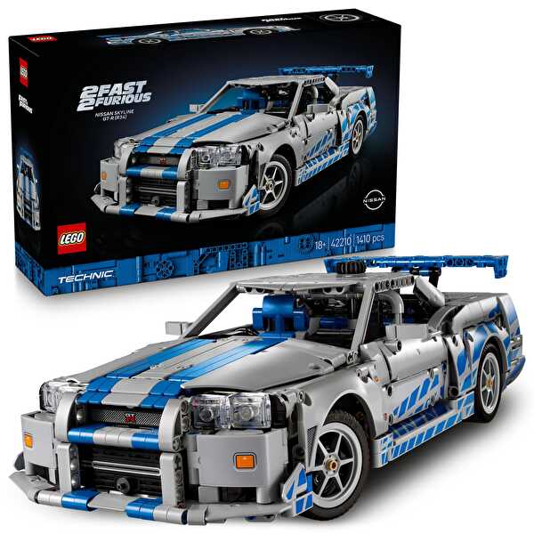 LEGO Technic Daha Hızlı Daha Öfkeli Nissan Skyline GT-R34 42210
