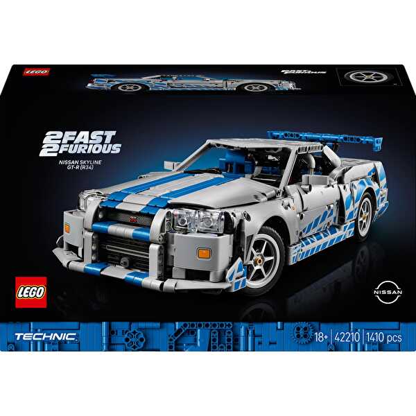 LEGO Technic Daha Hızlı Daha Öfkeli Nissan Skyline GT-R34 42210
