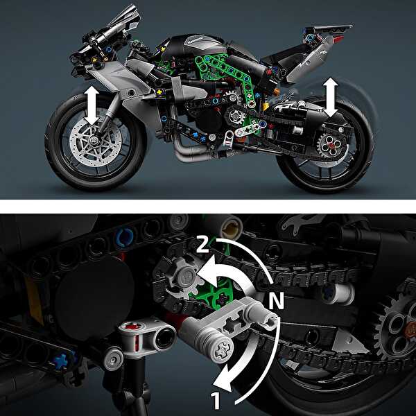 LEGO Technic Kawasakı Ninja H2R Motosiklet 42170