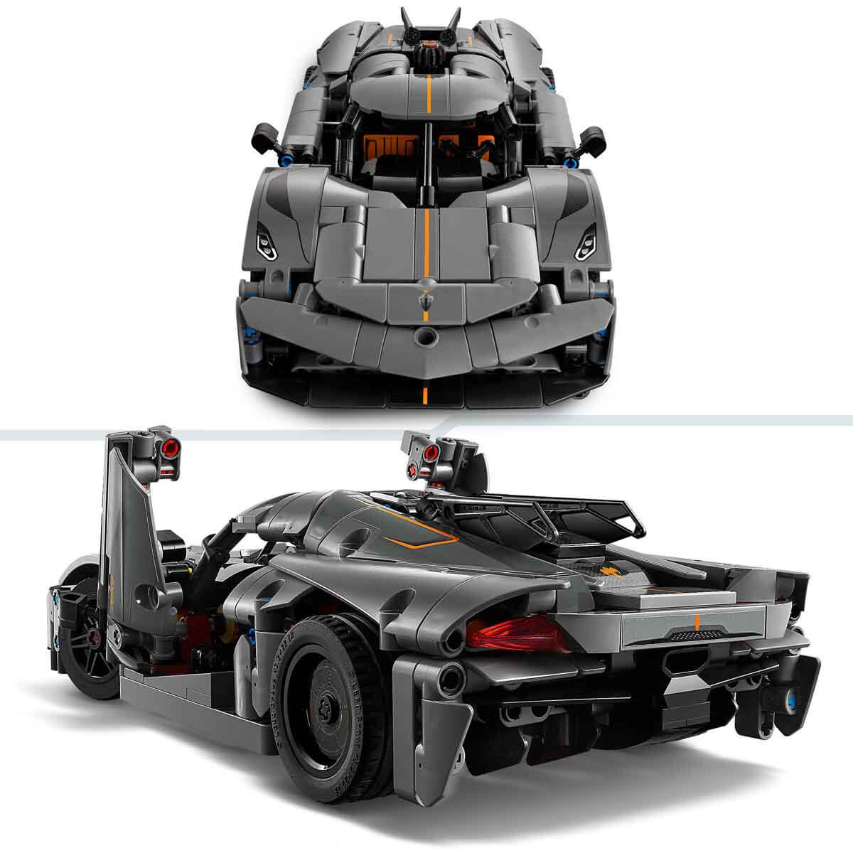 LEGO Technic Koenigsegg Absolut Hiper Araba gri