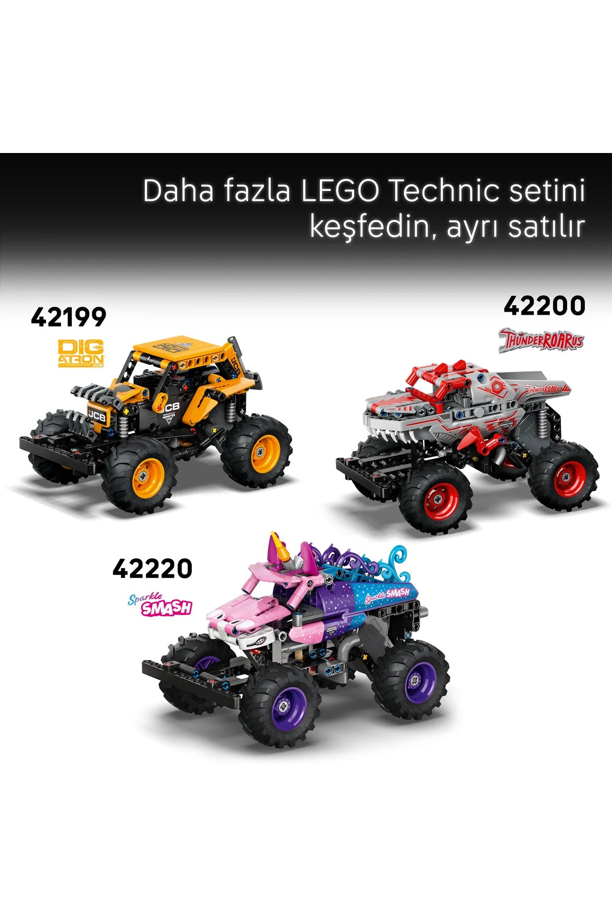 LEGO Technic Monster Jam Grave Digger Ateş ve Buz 42219