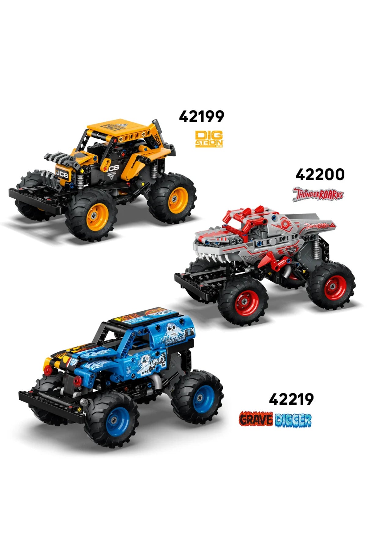 LEGO Technic Monster Jam Sparkle Smash Çek-Bırak Araba 42220