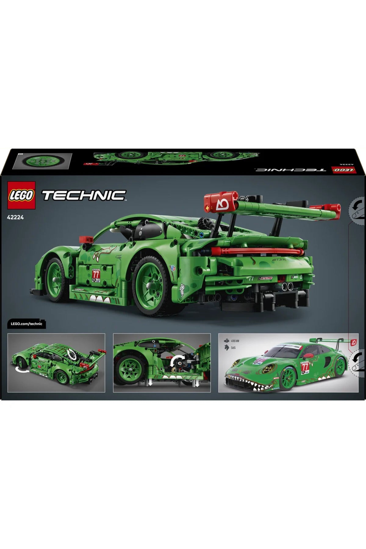 LEGO Technic Porsche 911 GT3 R Rexy AO Yarış Arabası 42224