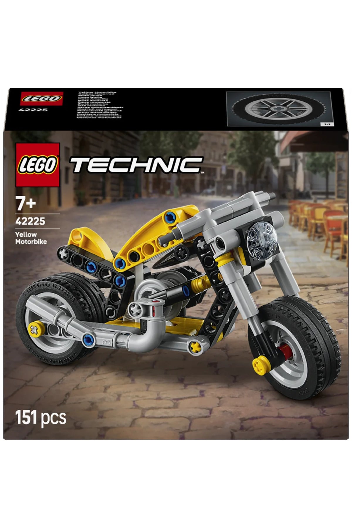 LEGO Technic Sarı Motosiklet 42225