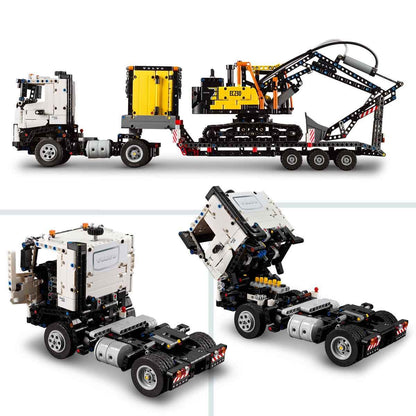 LEGO Technic Volvo Fmx Kamyon ve Ec230 Ekskavatör