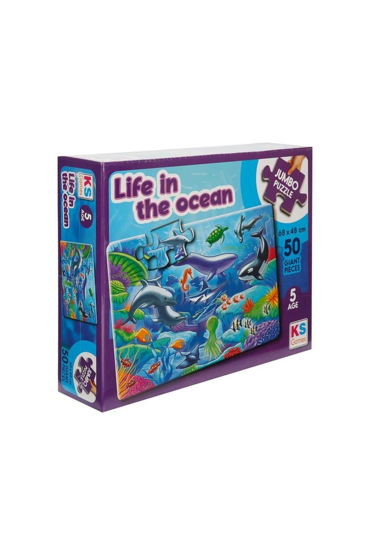 Life In The Ocean Dev Puzzle 50 Parça