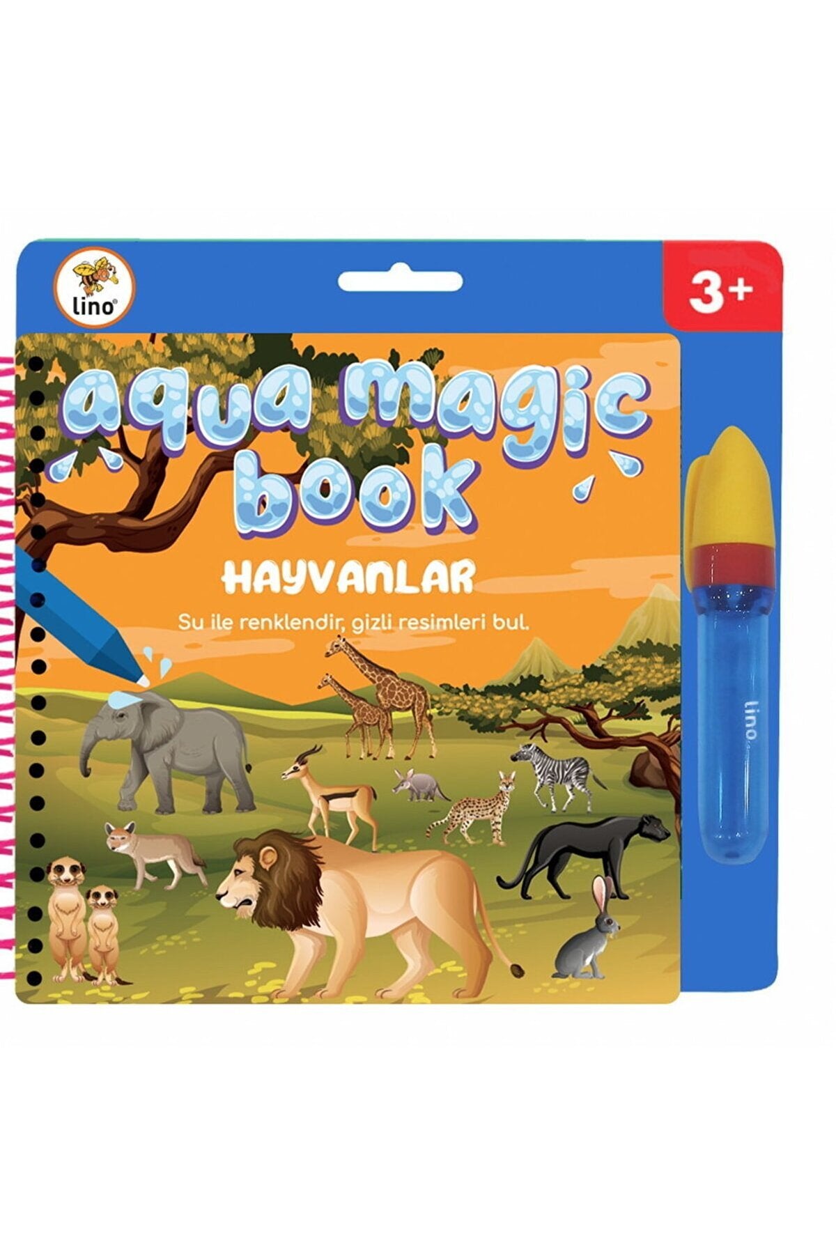 Lino Aqua Magic Hayvanlar Sihirli Boyama Kitabı