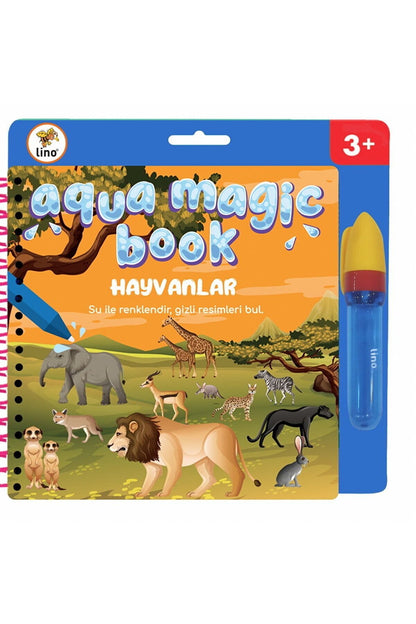 Lino Aqua Magic Hayvanlar Sihirli Boyama Kitabı