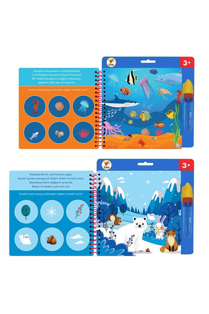 Lino Aqua Magic Hayvanlar Sihirli Boyama Kitabı