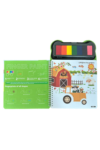 Lino Farm Parmak Boyama Aktivite Kitabı