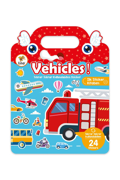 Lino Vehicles İlk Sticker Kitabım