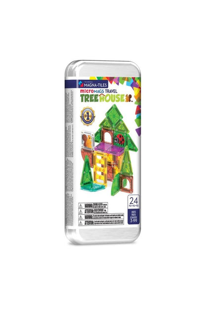 Magna Tiles Travel Tree House Manyetik Blok 24 Par