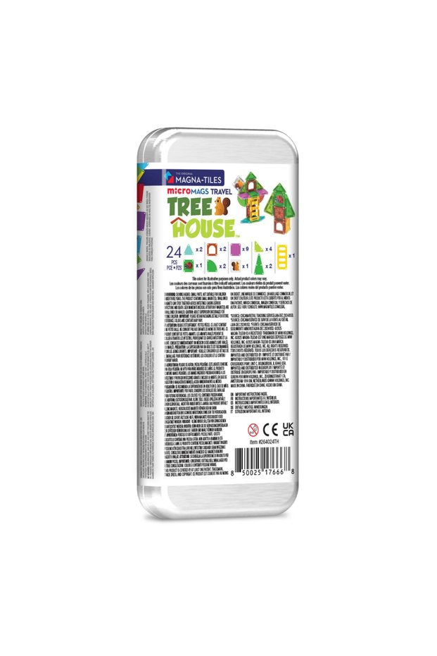 Magna Tiles Travel Tree House Manyetik Blok 24 Par