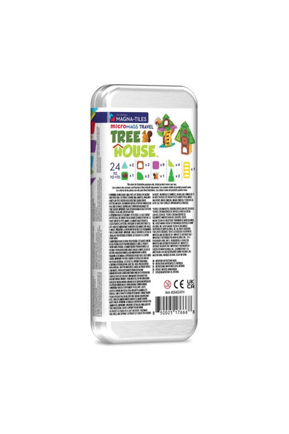 Magna Tiles Travel Tree House Manyetik Blok 24 Par