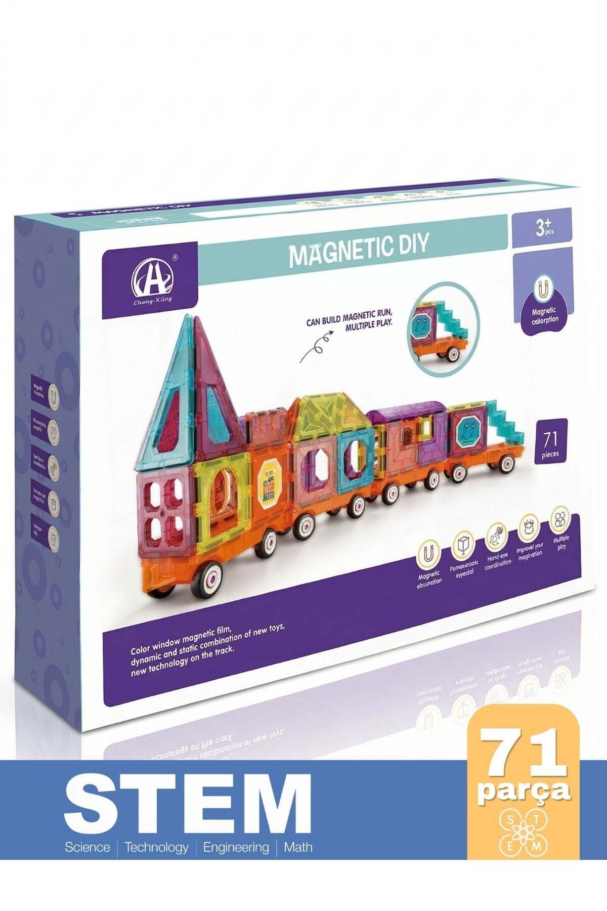 Magnetic DIY Yapı Blokları 71 Parça