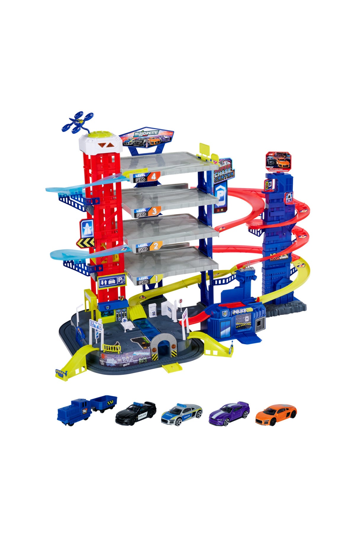 Majorette Super Garage Chase Centre Play Set