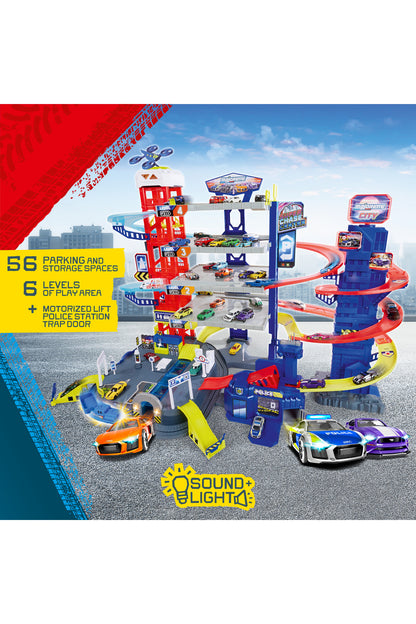 Majorette Super Garage Chase Centre Play Set