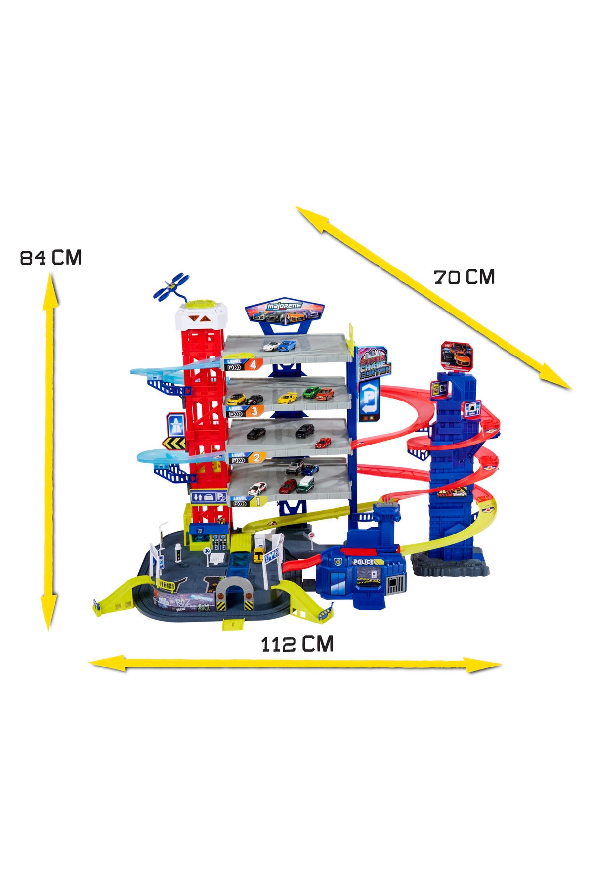 Majorette Super Garage Chase Centre Play Set
