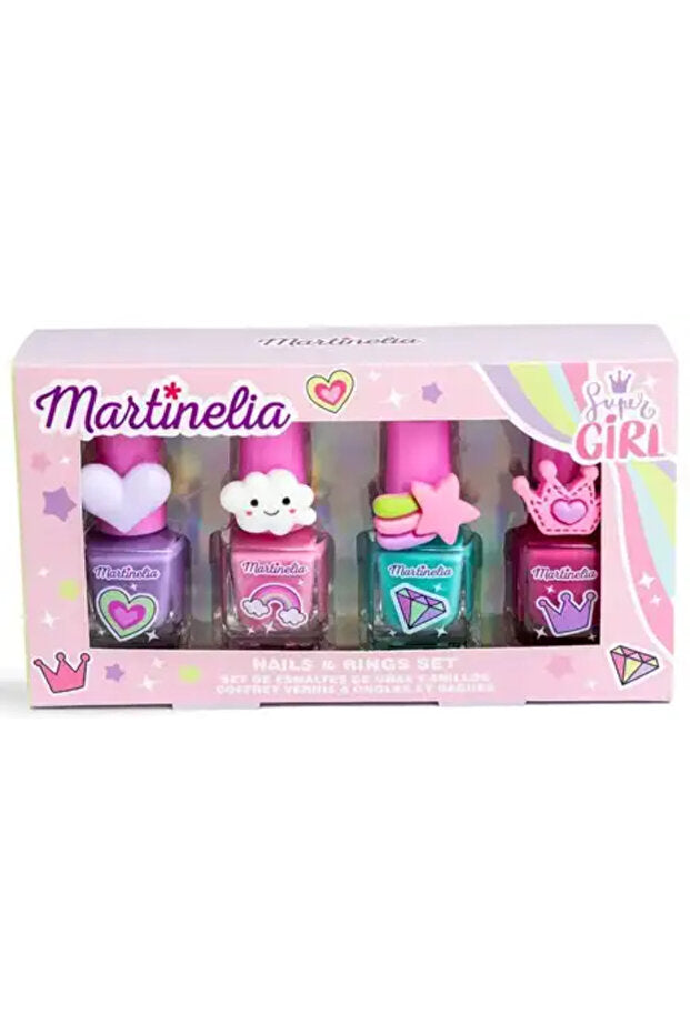 Martinelia Çocuk Oje ve Yüzük Seti 4lü