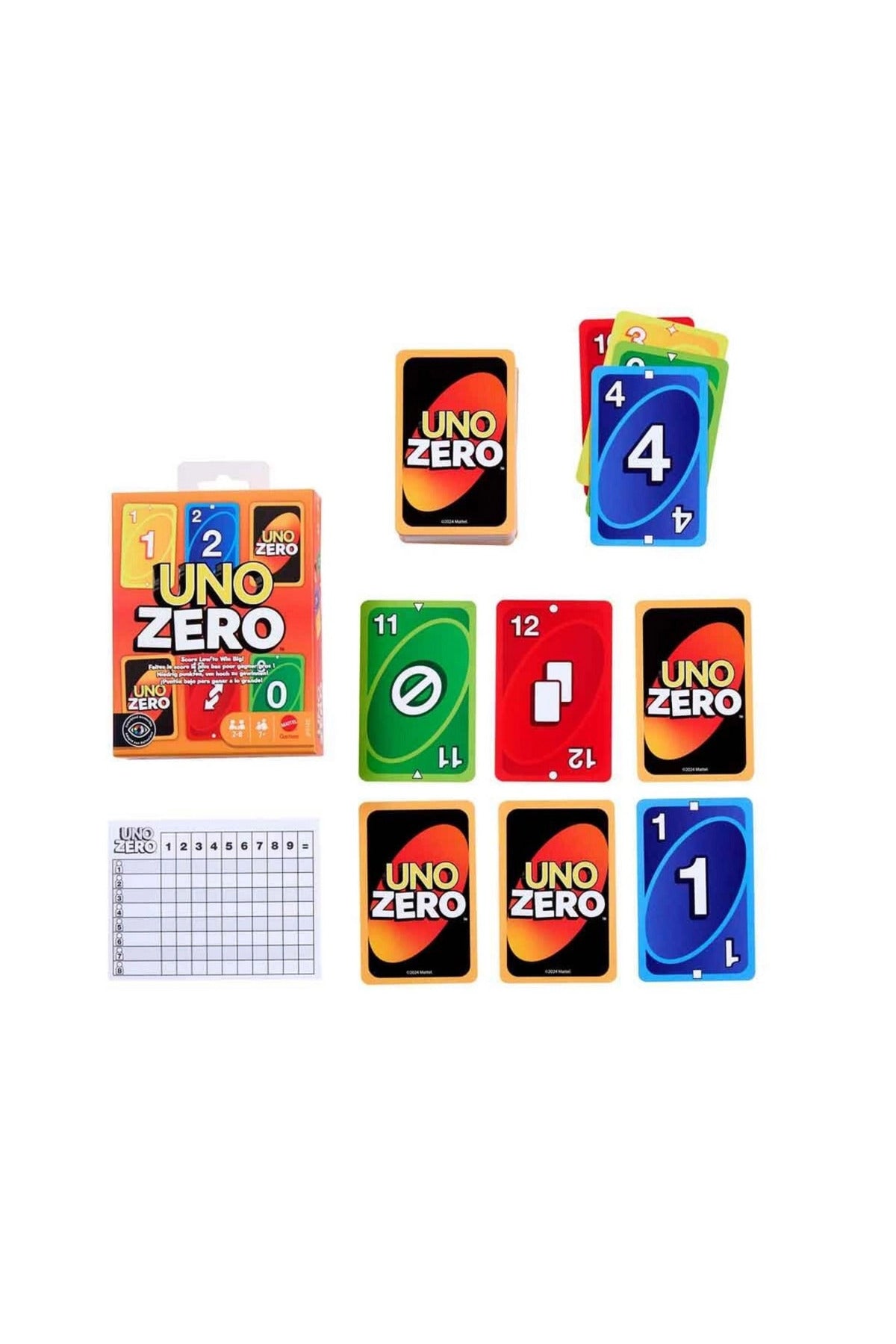 Mattel Uno Zero Kartlar