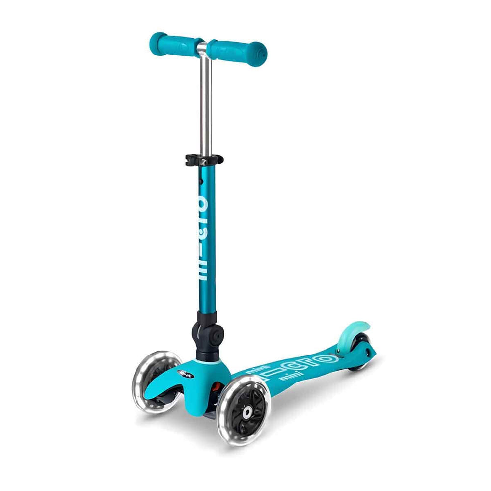 Maxi Micro Deluxe 3 Tekerlekli Katlanır Işıklı Aqua Scooter
