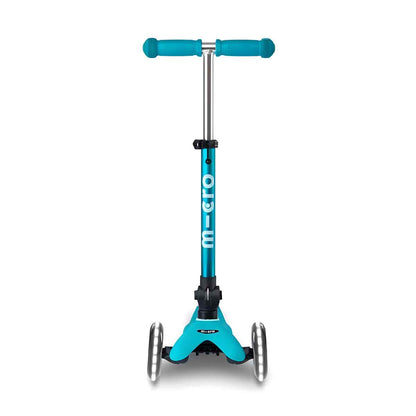 Maxi Micro Deluxe 3 Tekerlekli Katlanır Işıklı Aqua Scooter