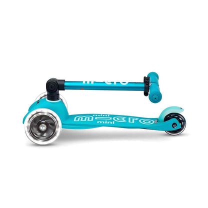 Maxi Micro Deluxe 3 Tekerlekli Katlanır Işıklı Aqua Scooter