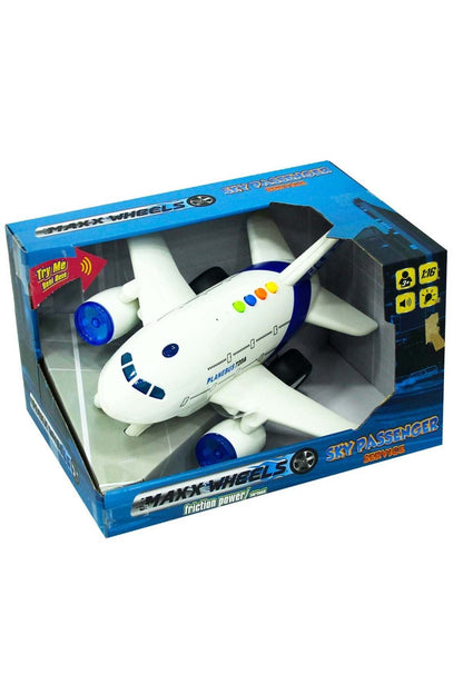 Maxx Wheels Planebus Uçak Sesli ve Işıklı 1:16