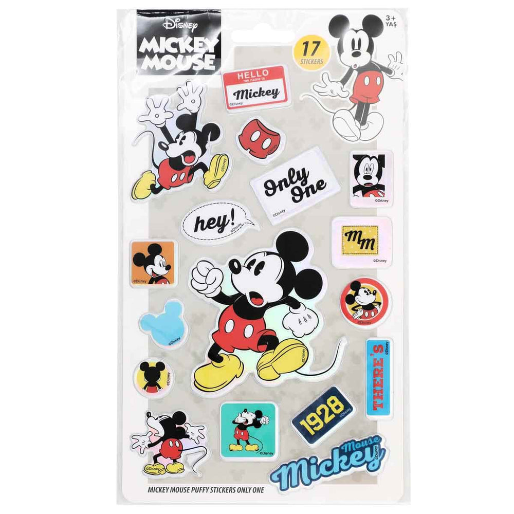 Mickey Mouse Puffy Sticker Only One
