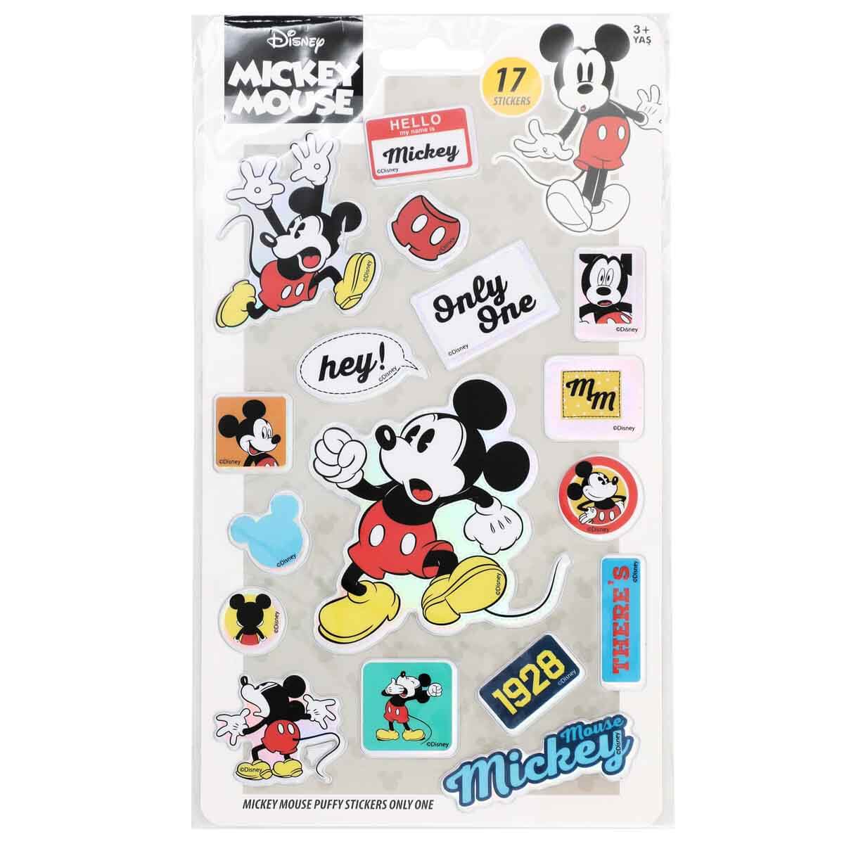 Mickey Mouse Puffy Sticker Only One