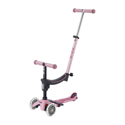 Micro Mini Rock And Go 3 Tekerlekli Işıklı Pembe Scooter