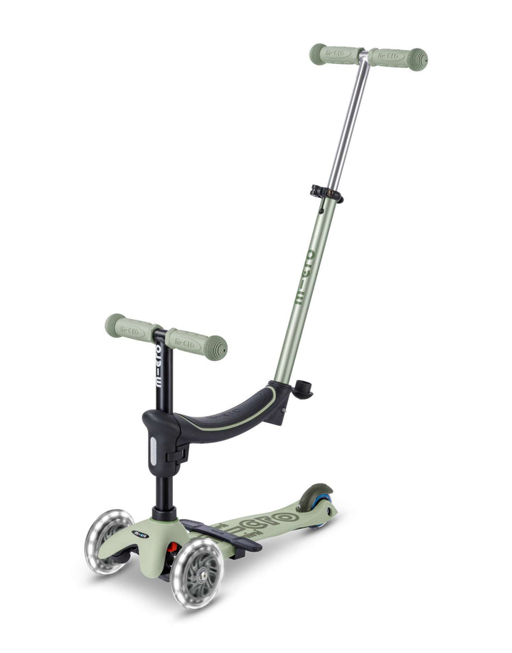 Micro Mini Rock And Go 3 Tekerlekli Işıklı Yeşil Scooter