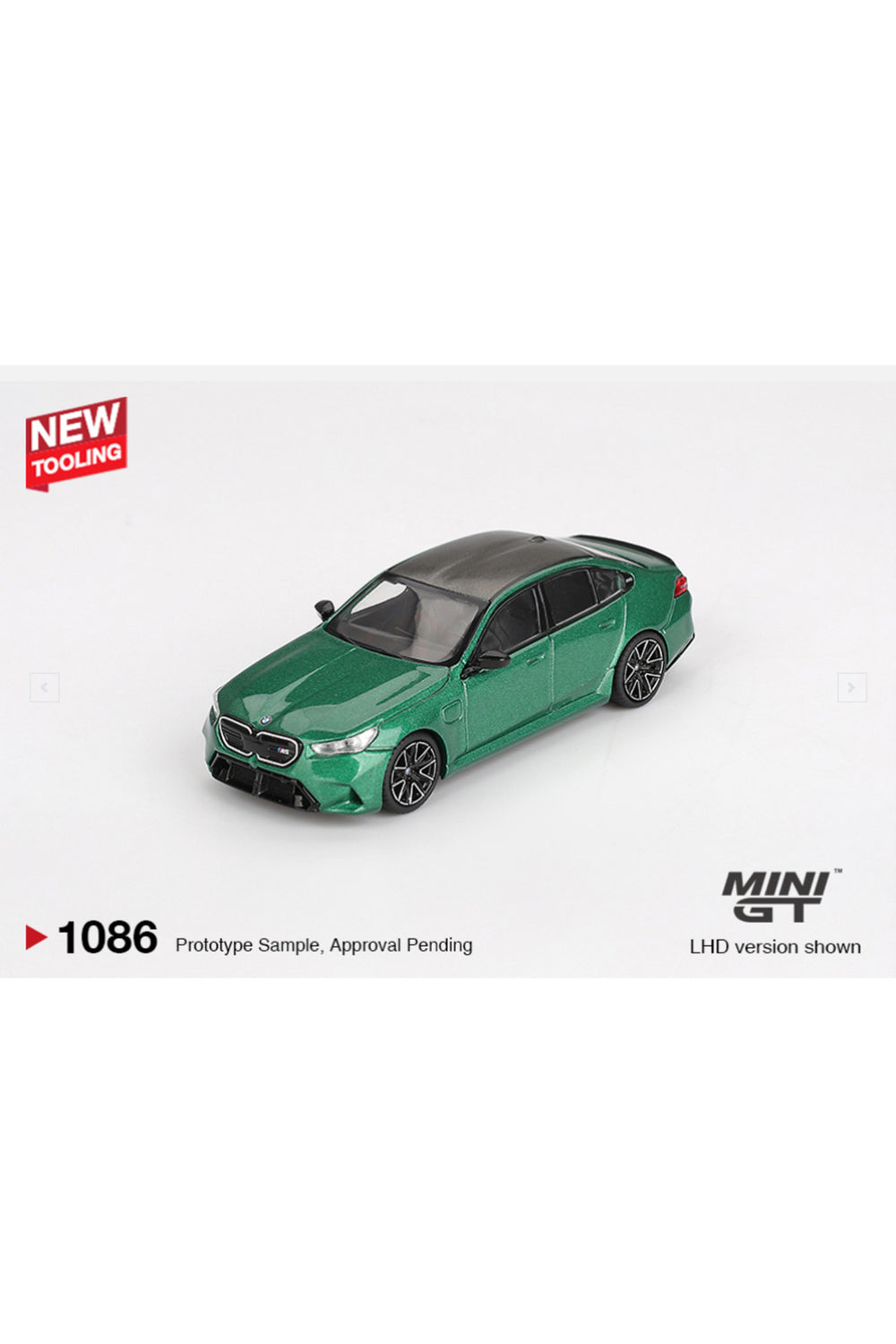 Mini GT BMW M5 G90 Isle of Man Green Mettalic 1:64