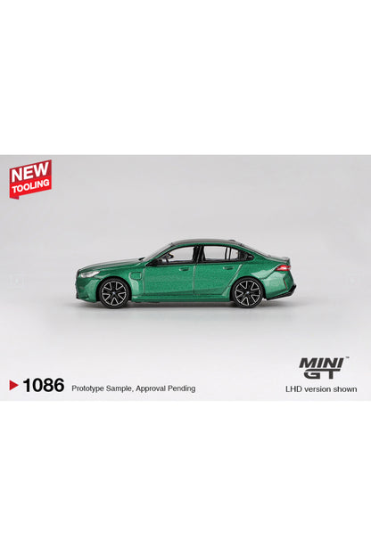 Mini GT BMW M5 G90 Isle of Man Green Mettalic 1:64