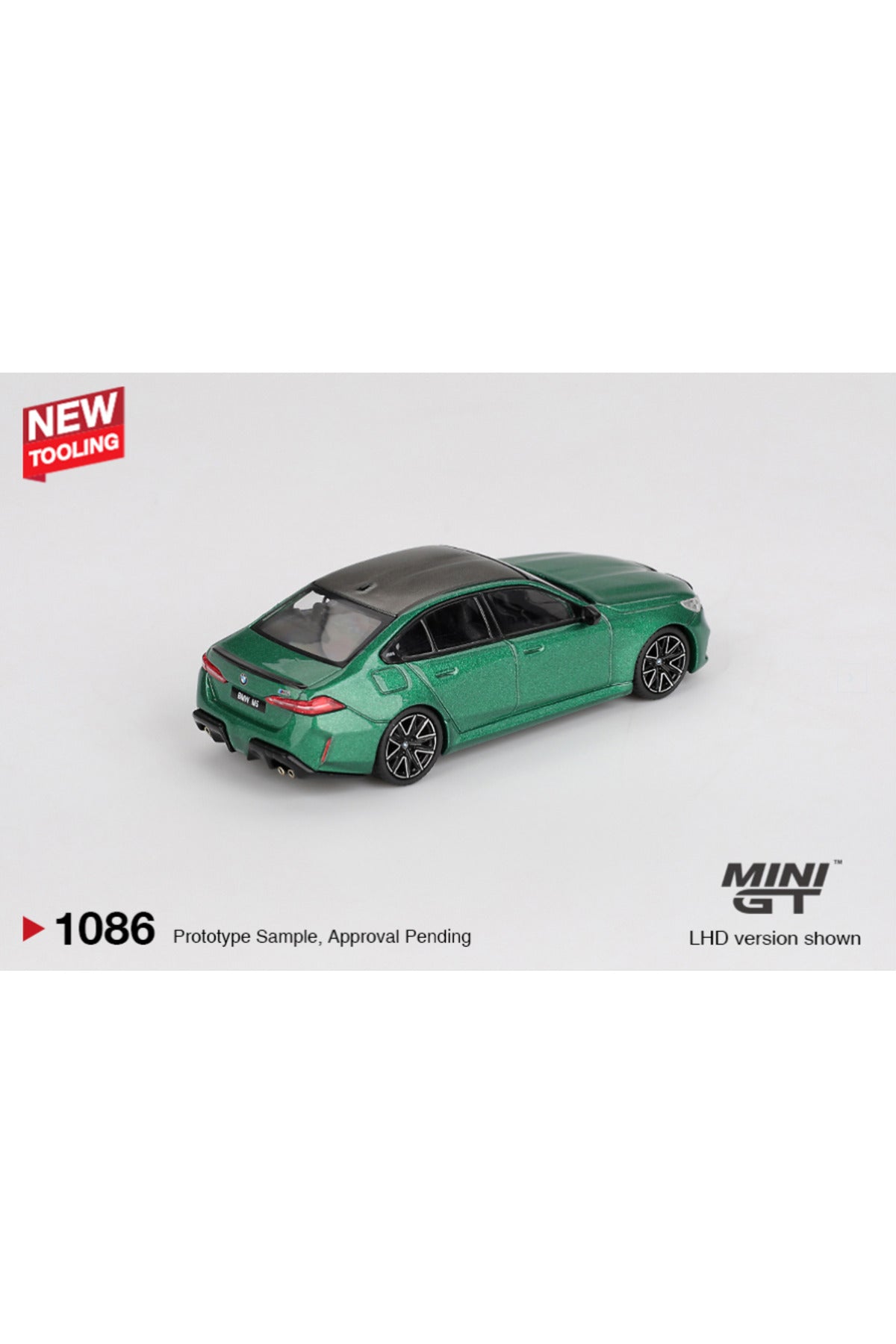 Mini GT BMW M5 G90 Isle of Man Green Mettalic 1:64