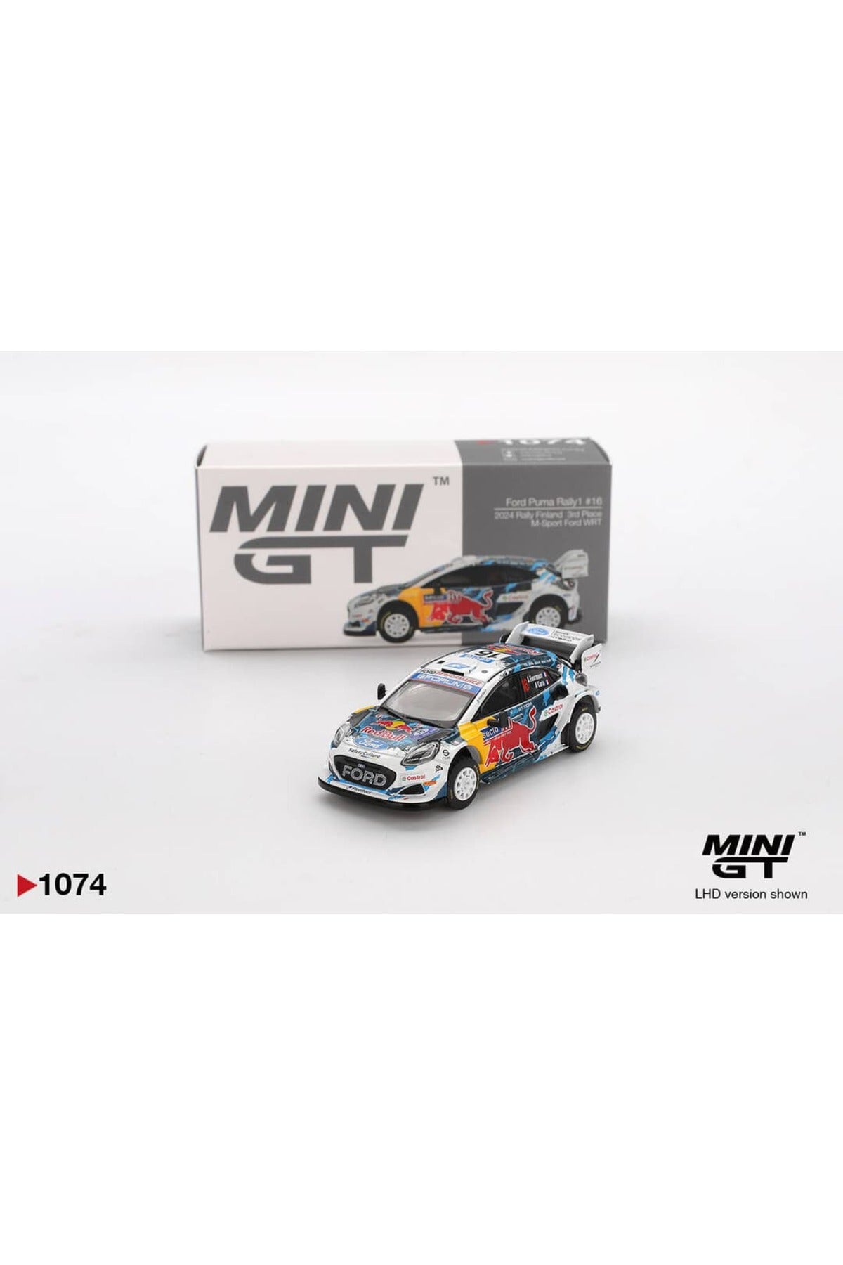 Mini GT Ford Puma M-Sport 2024 Finland Rally 1:64