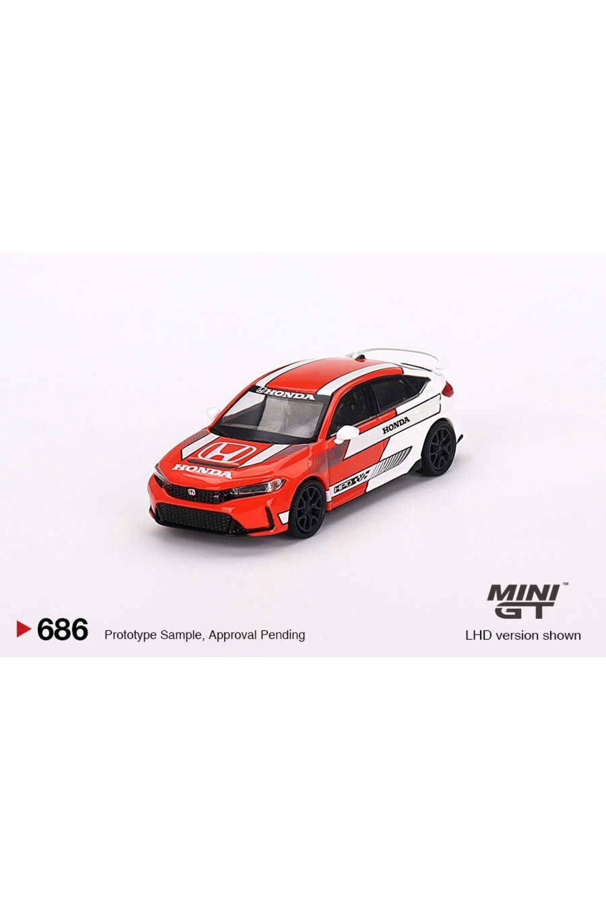 Mini GT Honda Civic Type R #1 Pace Car Red 1:64