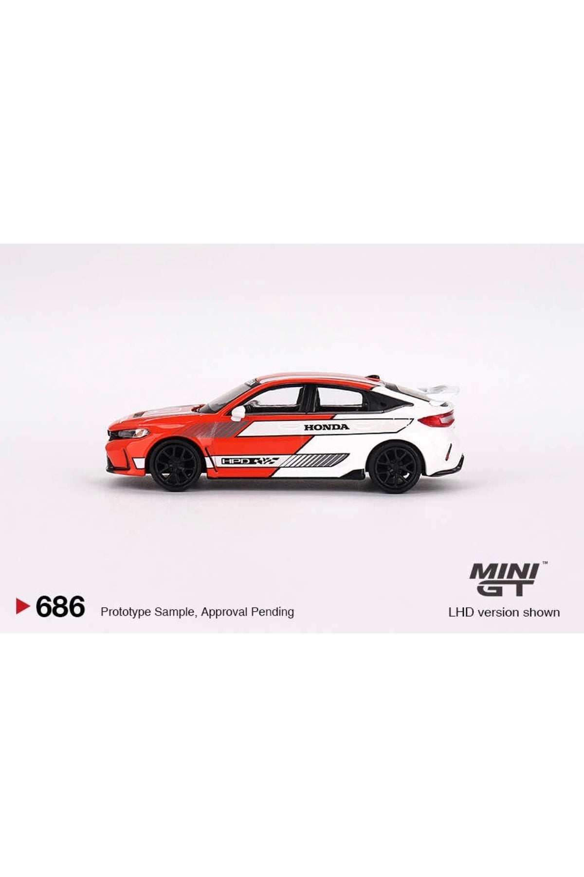 Mini GT Honda Civic Type R #1 Pace Car Red 1:64