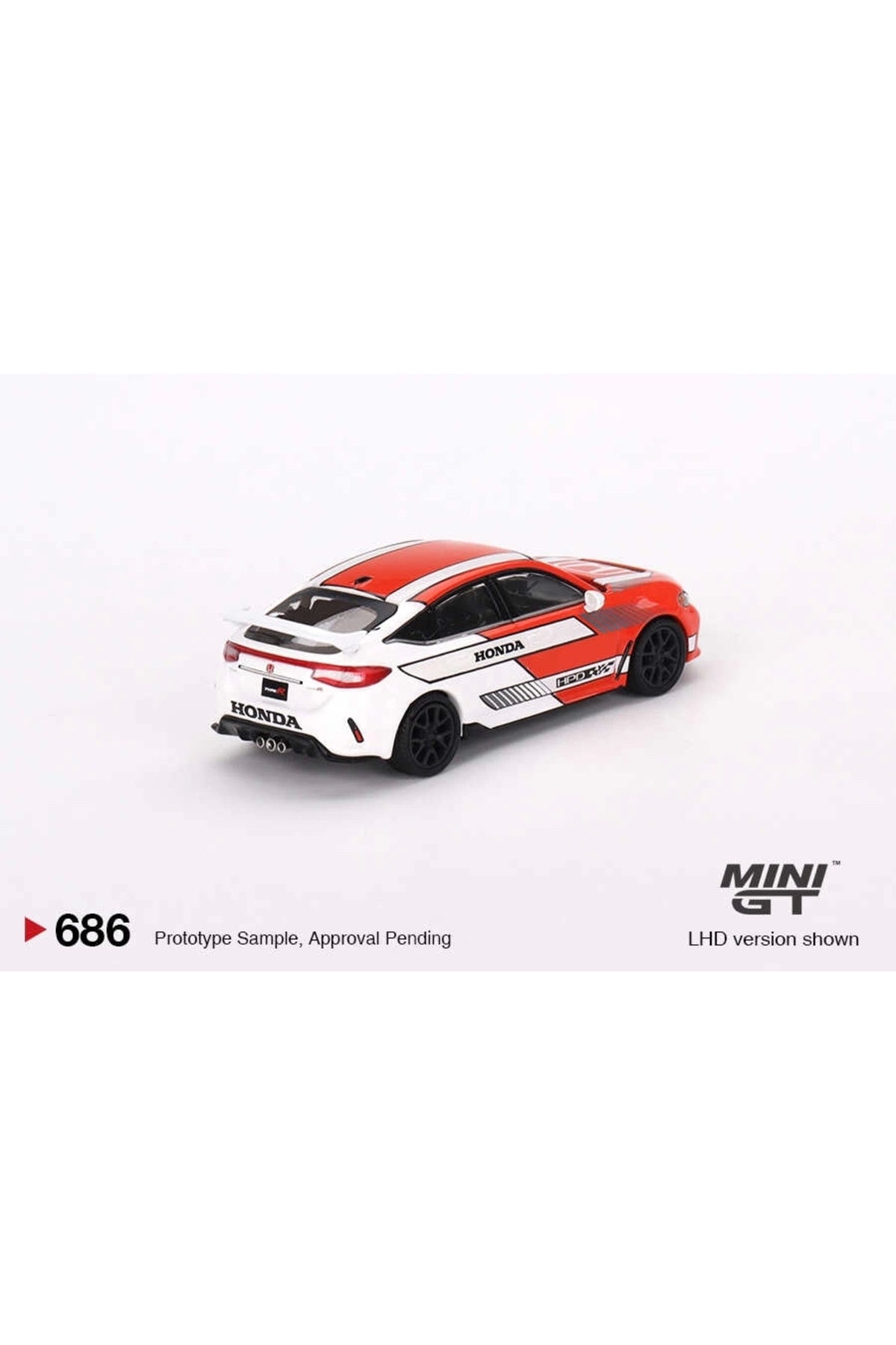 Mini GT Honda Civic Type R #1 Pace Car Red 1:64