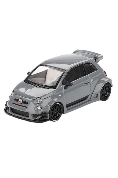 Mini GT LB Works Abas Works Abarth 595 Grey 1:64