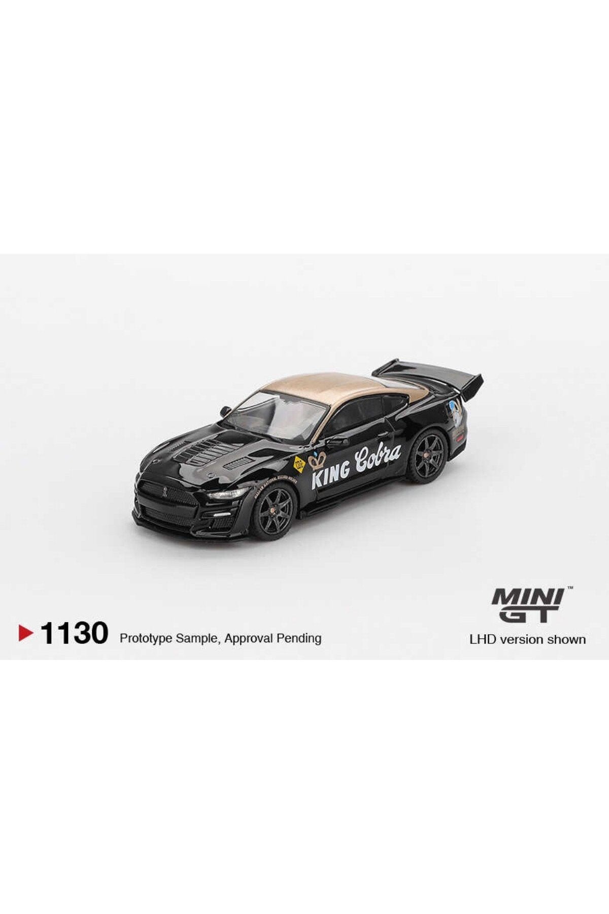 Mini GT Shelby Dragon Snake GT500 Black Gold 1:64