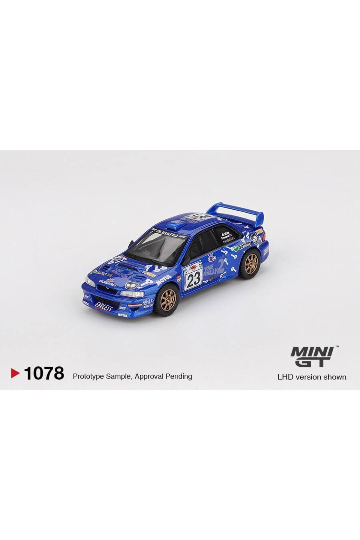 Mini GT Subaru Impreza 2000 Acropolis Rally 1:64