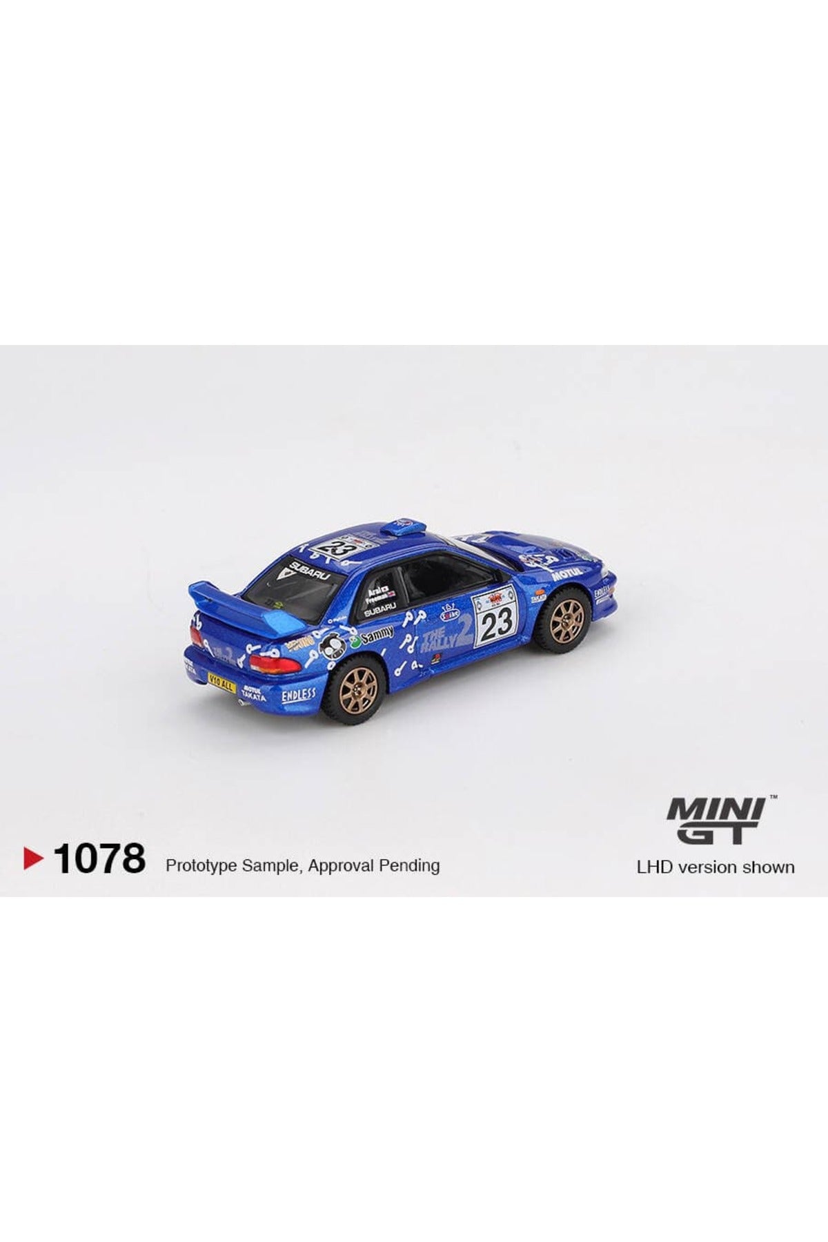 Mini GT Subaru Impreza 2000 Acropolis Rally 1:64