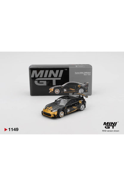 Mini GT Toyota LB Nation GR86 Black Gold 1:64