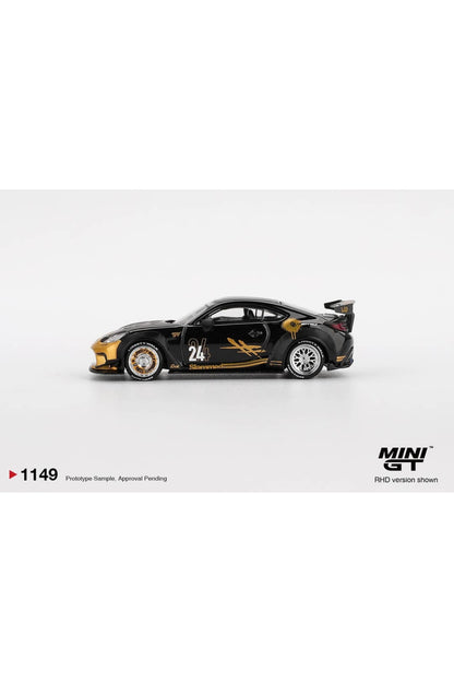 Mini GT Toyota LB Nation GR86 Black Gold 1:64