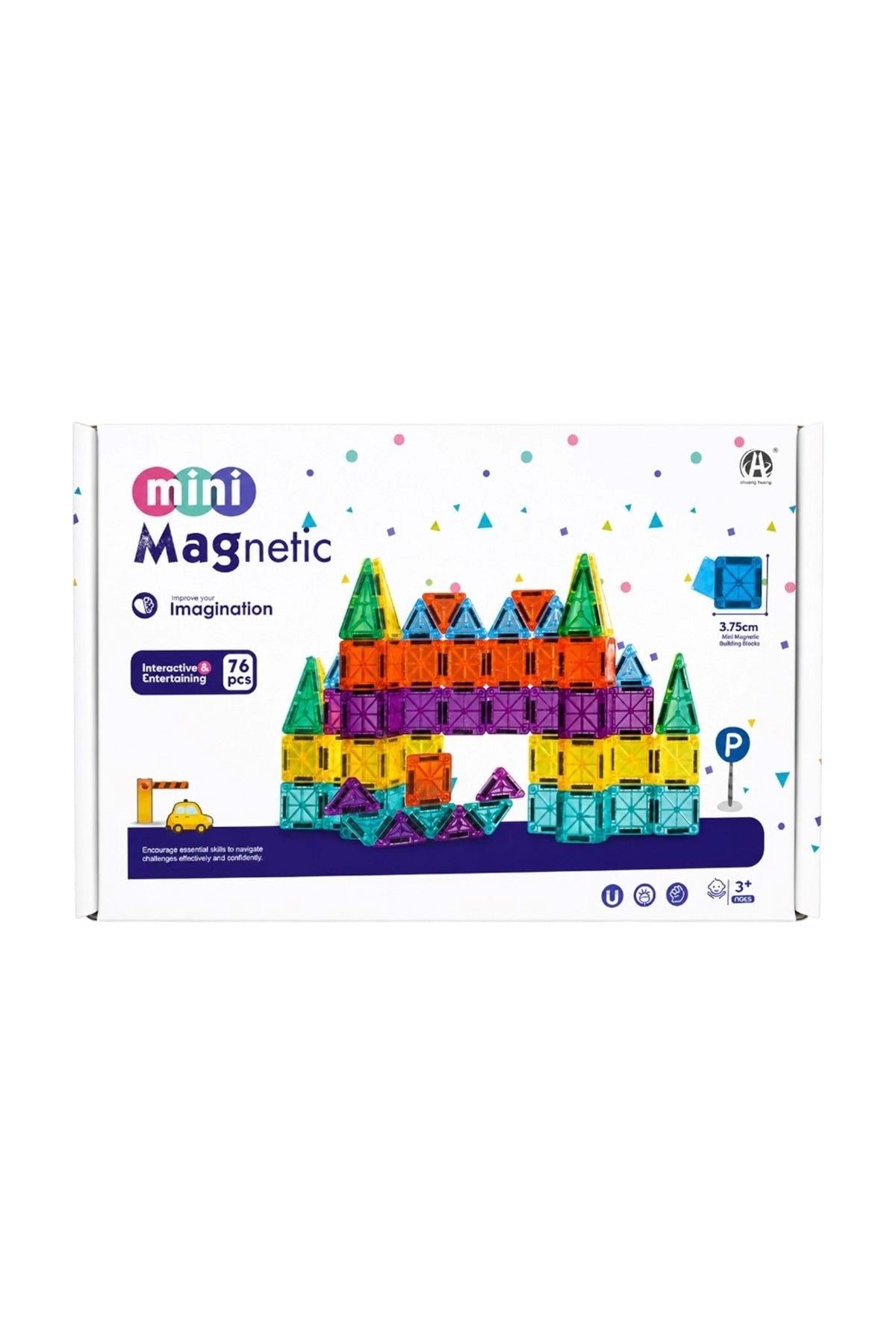 Mini Magnetic Yapı Blokları 76 Parça